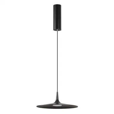 7039/12L HIGHTECH ODL25 169 черный//металл/акрил Подвесной светильник IP20 LED 12W 3000K AC90-260V S