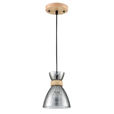 LUMION 8050/1A SUSPENTIONI LN25 309 дерево/смоки металл/стекло Подвесной светильник E27 1*60W 220V M