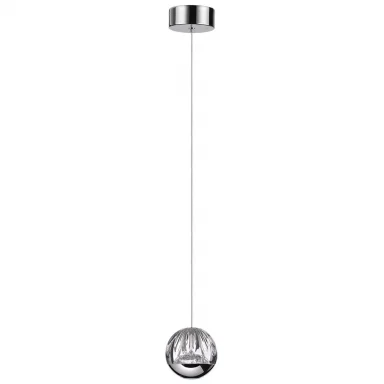 ODEON LIGHT 5100/5L L-VISION ODL25 хром/прозрачный/акрил Подвес "2 в 1" LED 5W 4000K 300Лм SONO
