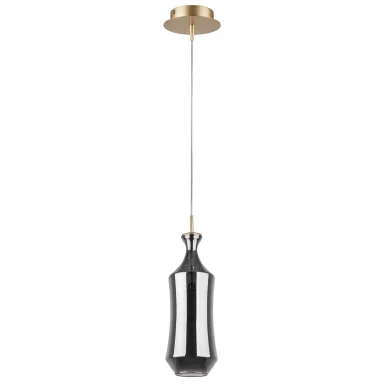 808038 Подвес FORMA 1х10W (led) E14 ШАМПАНЬ/ДЫМЧАТЫЙ
