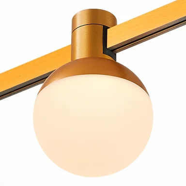 ST815.246.05 Магнитный трековый светильник FARM Золотистый LED 1*5W 4000K 89Lm Ra90 120 IP20 D75xH1