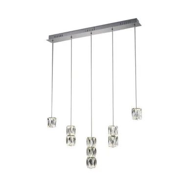 Подвесной светодиодный светильник Kink Light Аква-Кристалл 08620-5AS