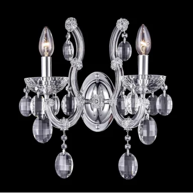 Бра Crystal Lux Hollywood AP2 Chrome