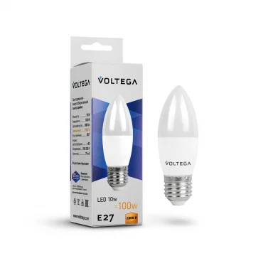 Светодиодная лампа Simple Candle 10W 2800K E27 (8451)