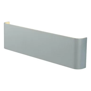 08586,16 Светильник Трапеция серебро w33*2 h8,5 Led 9W (4000K)