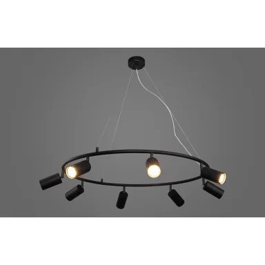 Светильник подвесной Crystal Lux RIVO SP8 BL