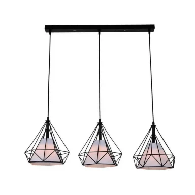 08310-3AS,19 Подвес Ринетта черный w28*90 h80 E27 3*40w