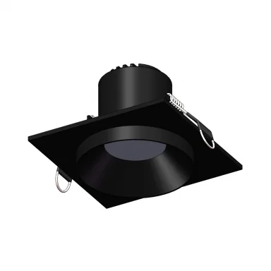 ST758.438.10 Св-к встр. Черный LED 110W 3000K 700Lm Ra>90 36° IP44 D79xH61 85-265V