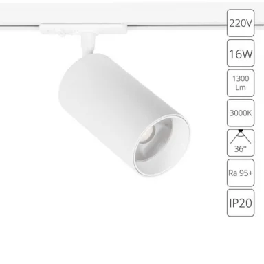 Трековый светильник Arte Lamp AERO A1337PL-1WH