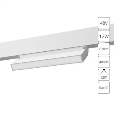 Магнитный трековый светильник Arte Lamp LINEA A4669PL-1WH