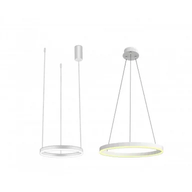 08212,01A (4000K) Подвес Тор белый d40 h110 Led 23W (4000K)