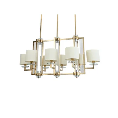 Подвесная люстра Newport 35408/S champagne gold без абажуров