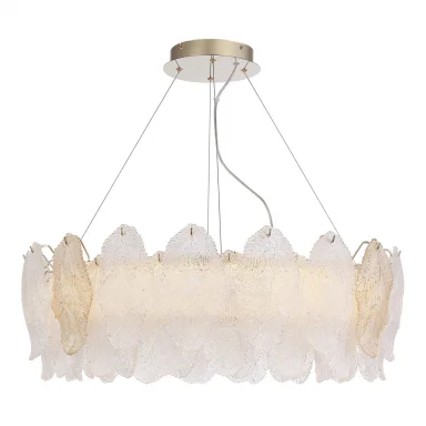 SL6135.223.01 Светильник подвесной ST-Luce золото/прозрачный, янтарный LED 1*56W 3000K