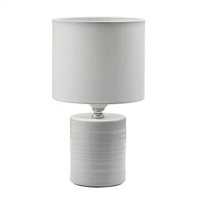 LUMION 8144/1T MODERNI LN25 000 белый, керамика/текстиль Настольная лампа Е27 1*60W 220V TUALA