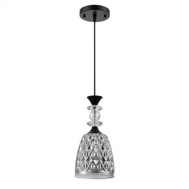 LUMION 8057/1A SUSPENTIONI LN25 311 черный/смоки металл/стекло Подвесной светильник E27 1*60W 220V E