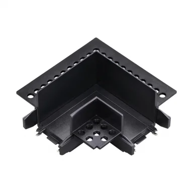 NOVOTECH 135280 SHINO NT24 174 черный Соединитель «L» токопроводящий для шинопровода в ГКЛ (для арт.