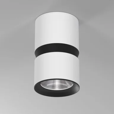 Накладной светильник Elektrostandard 25049/LED 12W 4000К белый/чёрный