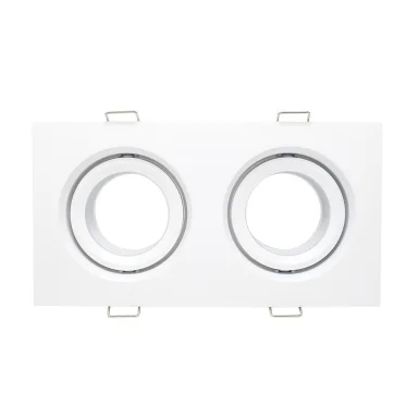 ST255.528.02 Св-к встр. Белый GU10 2*50W  IP65 L180xW90xH40 220V Без ламп
