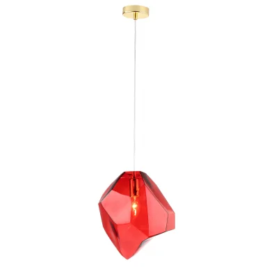 Светильник подвесной Crystal Lux NUESTRO SP1 GOLD/RED