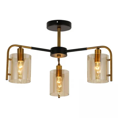 Escada 671/3P E14*40W Black/Gold