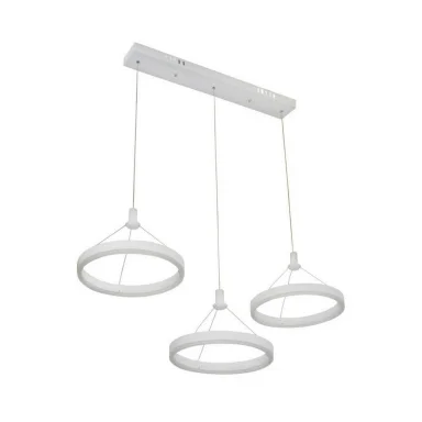 08205-3A,01(4000K) Подвес Тор на планке белый w70*30 h120 Led 54W (4000K)