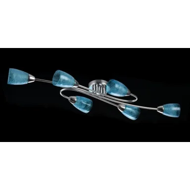 Потолочная люстра Freya Flash FR5104-CL-06-BL