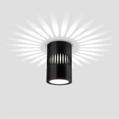 Накладной светильник Elektrostandard DLS026 7W 4200К черный