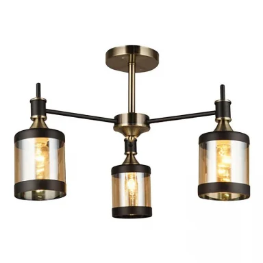 Escada 599/3P E27*60W Antique brass/Black