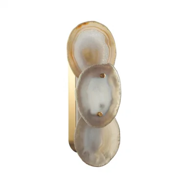 7065/10WL L-VISION ODL25 Настенный светильник бронзовый/металл/акрил/агат IP20 LED 10W 3000K 220V AG
