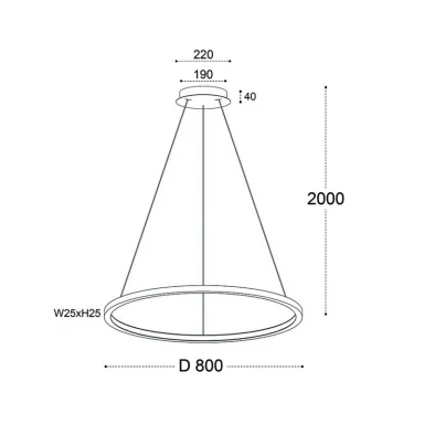 Подвесной светильник ITALLINE IT013-6028 white 3000K