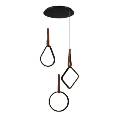 SL6131.403.36 Светильник подвесной ST-Luce Черный/Черный, Терракотовый LED 136W 4000K