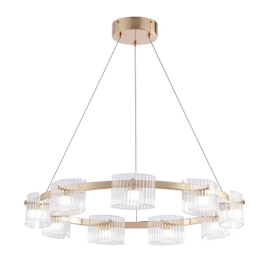 4248-9P, подвесная люстра, D620xH1300/1500, 9xLEDx5.5W, 1080LM, 4000K