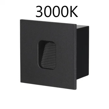 6650/1WL3 NATURE ODL25 черный/металл Подсветка для лестниц IP65 LED 1W 3000K AC85-265V VITTY