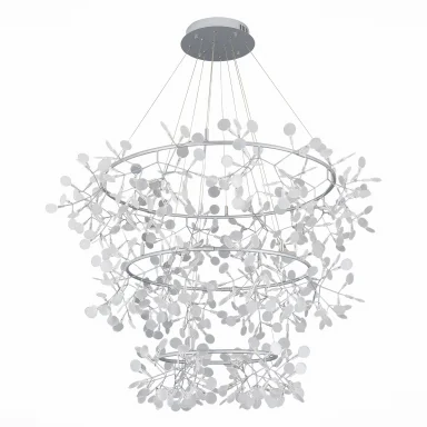 SL379.103.486 Люстра подвесная ST-Luce Серебристый/Белый LED 486*0,5W 3500K