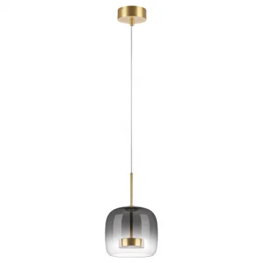 804008 Люстра CUPOLA LED 9W 450LM ЗОЛОТО/ДЫМЧАТЫЙ 3000K