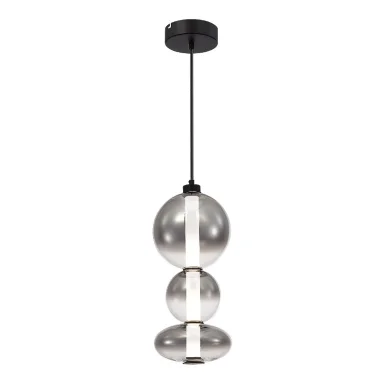 SL6119.403.24 Светильник подвесной ST-Luce Черный/Дымчато-Серый LED 124W 3000K