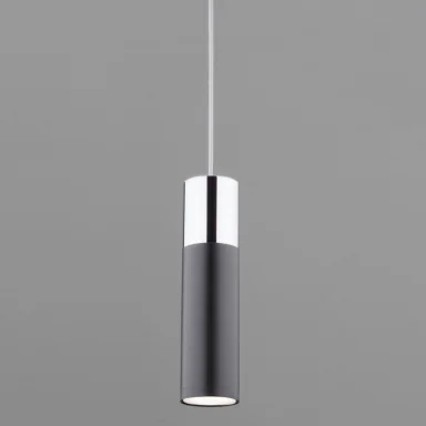 Подвесной светильник Eurosvet 50135/1 LED хром/черный