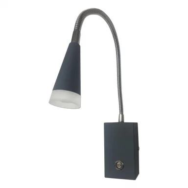 08566,16(4000К) Подсветка Лайт серый w6*3 h11~46 Led 1*3w (4000К)