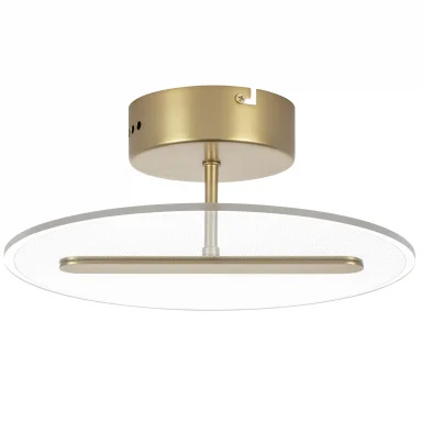 738033 Люстра ACRILE 14W LED 1034LM 120G ЗОЛОТО 3000K