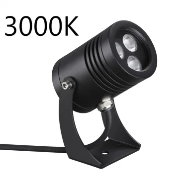 6648/6WA3 NATURE ODL25  черный/металл Фасадный поворотный светильник на 360° IP67 LED CREE 6W 3000K 
