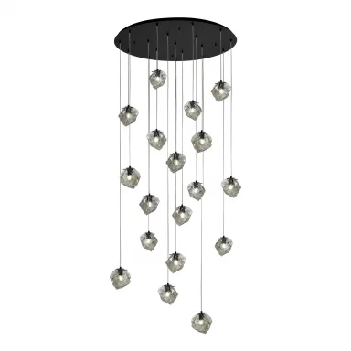 SL1175.403.18 Светильник подвесной ST-Luce Черный/Серо-зеленый E14 1840W