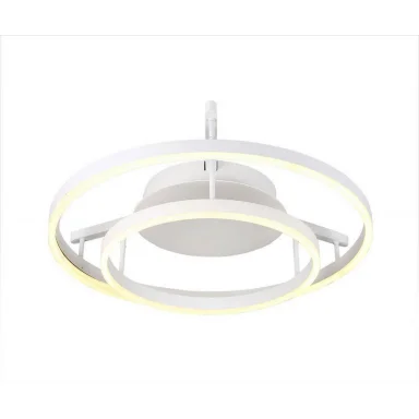 08222,01(3000-6000K) Светильник Тор белый d60+40 h15 Led 60W (3000-6000K) диммируемый с пультом ДУ