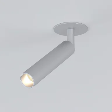 Встраиваемый светильник Elektrostandard Diffe серебряный 5W 4200K (25027/LED)