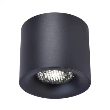 ST761.443.10 Светильник потолочный черный LED 1*10W 4000K 530Lm Ra 36° IP20 D80xH70 170-240VV