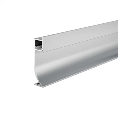 Алюминиевый профиль плинтус с подсветкой 53x14 ALM-5314-S-2M