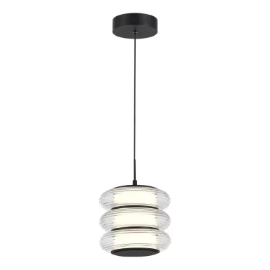 SL6239.403.03 Светильник подвесной ST-Luce черный/прозрачный LED 1*16W 3000K