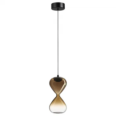 ODEON LIGHT 5094/4LA PENDANT ODL25 415 черный/золотой градиент/прозрачн./металл/стекло Подвес LED 4W