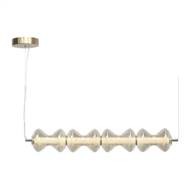 SL6136.223.01 Светильник подвесной ST-Luce золото/коньячный LED 1*22W 3000K
