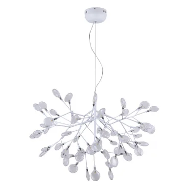 Светильник подвесной Crystal Lux EVITA SP63 WHITE/TRANSPARENT