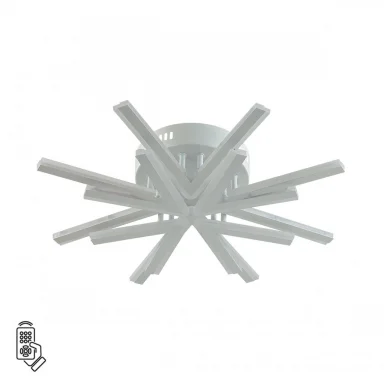 8029/65CL LEDIO LN24 белый/белый, металл/акрил Потолочный светильник с ПДУ LED 65W 3000-6000К 220V A